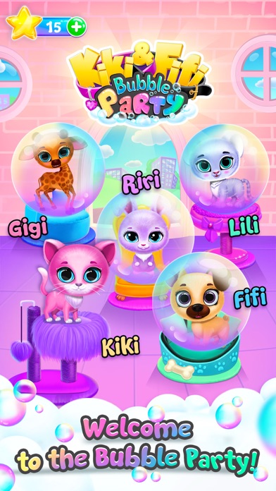 Kiki & Fifi Bubble Party screenshot 4