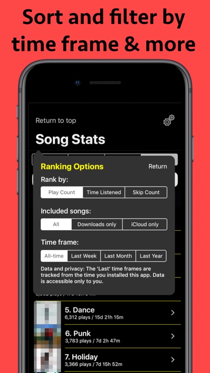 Song Stats for Apple Music