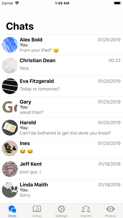 TwoApp for Whatsapp Screenshot 1