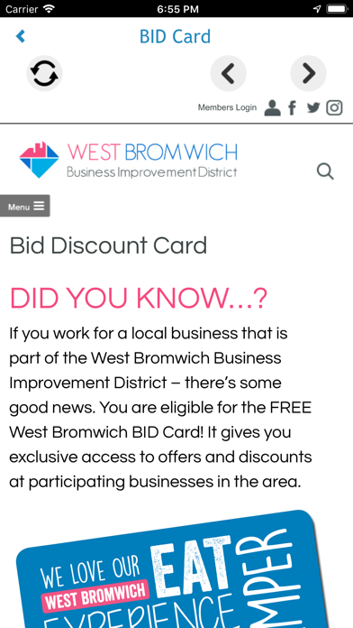 West Bromwich BID Card screenshot 4