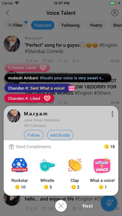 Buddytalk: Live Audio Talking screenshot-8