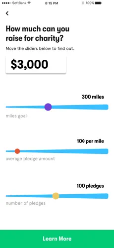 Captura 2 Charity Miles iphone