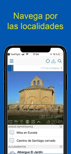 Screenshot 1 Buen Camino de Santiago guía iphone