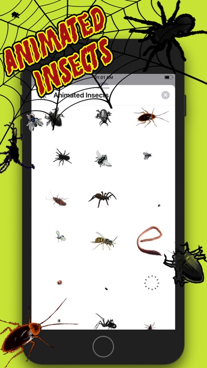 Animated Insects Sticker App