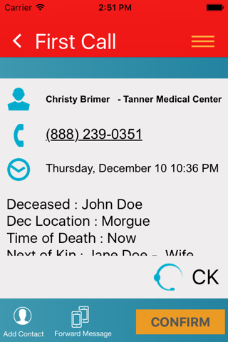 FuneralCall On The Go screenshot 4