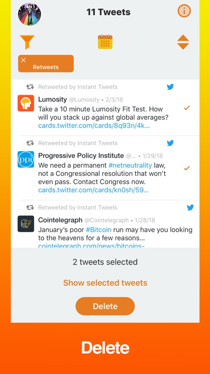 Delete My Tweets for Twitter screenshot-4