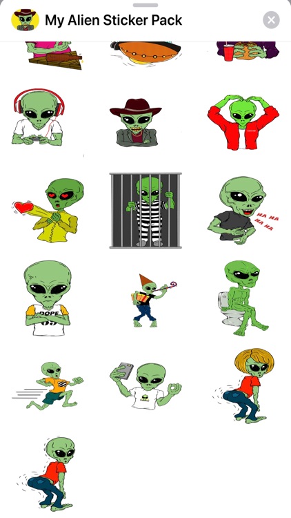 My Alien Sticker Pack