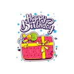 Birthday Stickers - emojis