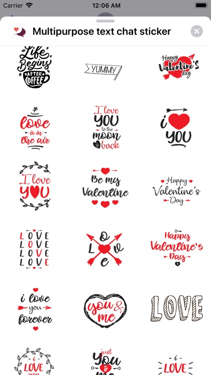 Multipurpose text chat sticker screenshot-4