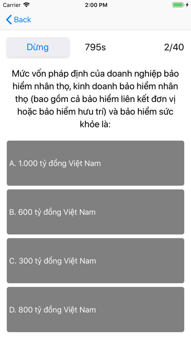 Ôn thi chứng chỉ BHNT screenshot 3