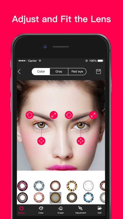 Magic Eye Color-Face Makeup screenshot-3