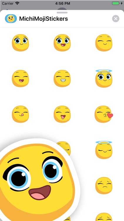 Michi Moji- Fun Emoji Stickers screenshot-3