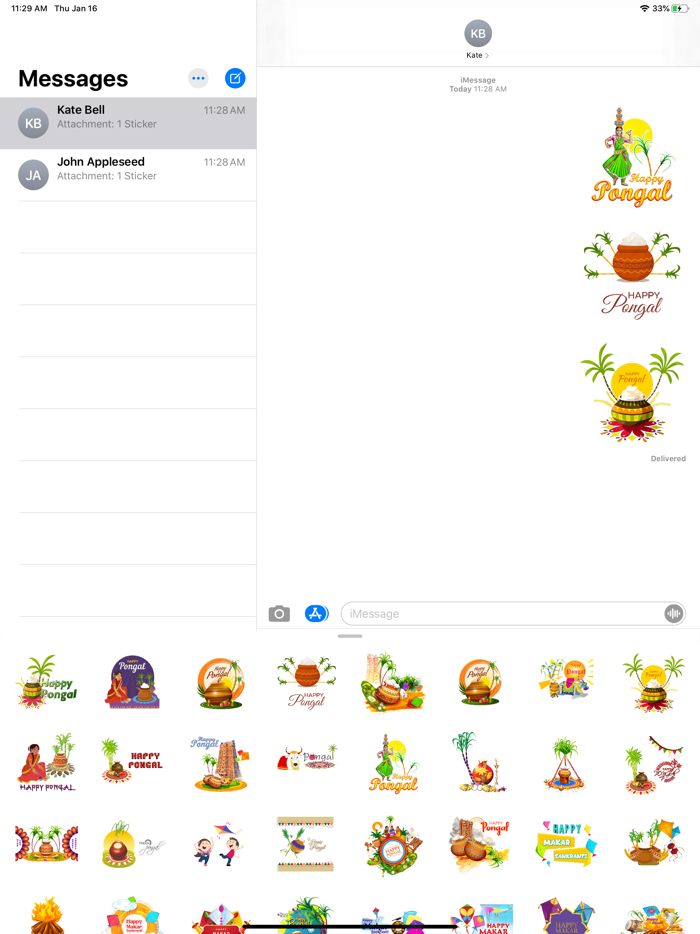 Pongal Stickers