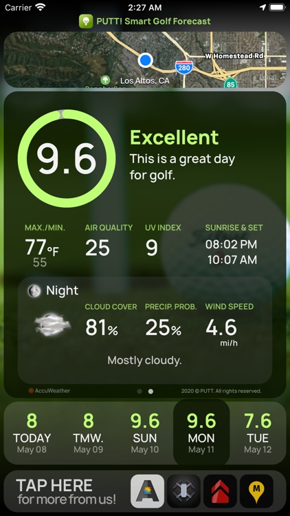 PUTT! Smart Golf Forecast