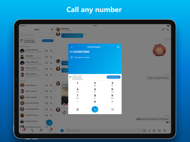 Skype for iPad 12, skype ipad.