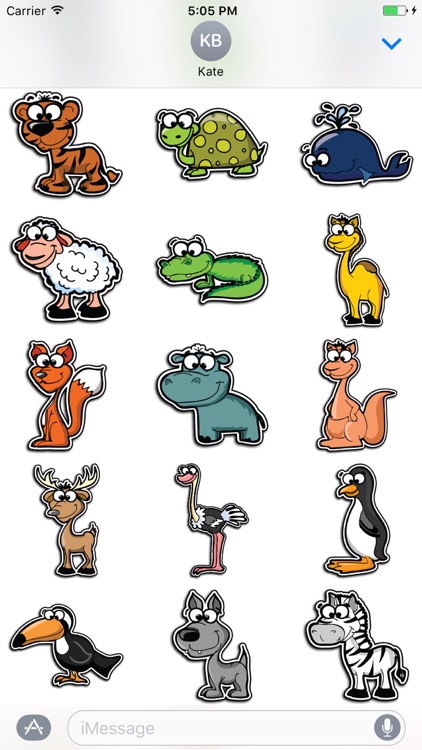 Cartoon Animal Stickers