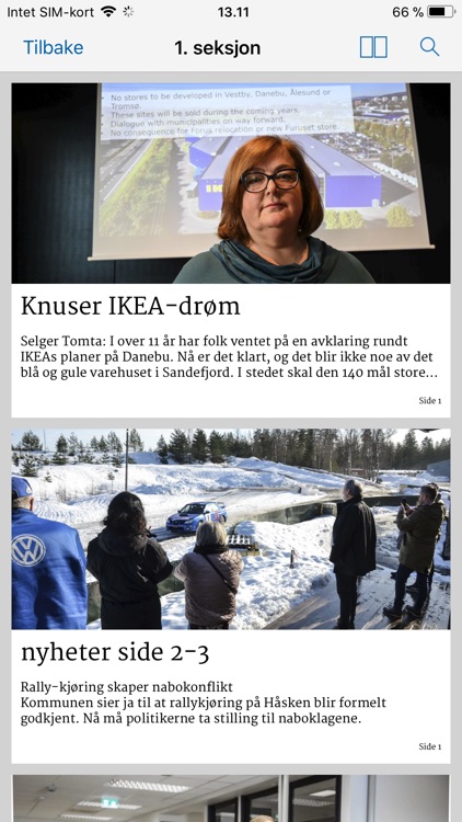 Sandefjords Blad eAvis screenshot-3