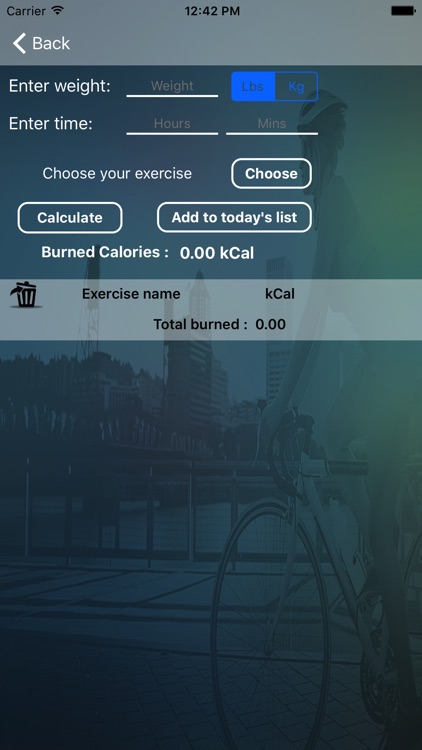 Calories Burned Calculator