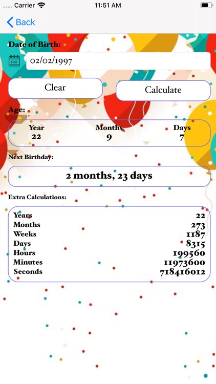 Pretty Birth Calc screenshot-5