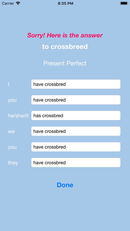 English Verb Learning screenshot-3