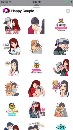 Happy Couple Sticker(圖5)-速報App