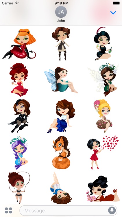 Penelope Pinup Stickers