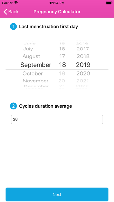 Pregnancy Calculator Calendar screenshot 2
