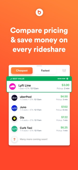 Bellhop - Find & compare rides(圖1)-速報App