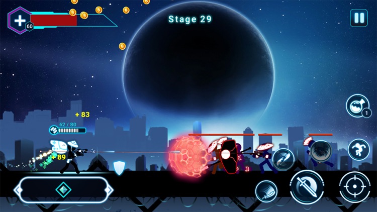 Stickman Ghost 2: Galaxy Wars screenshot-4