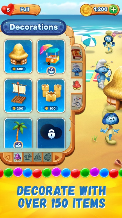Smurfs Bubble Shooter Story screenshot-5