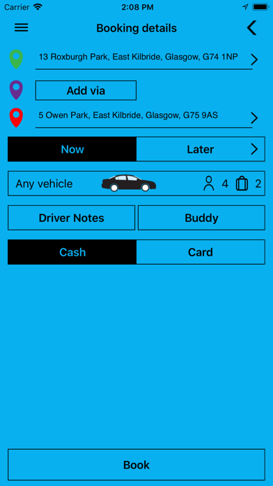 East Kilbride TOA Taxis screenshot 3