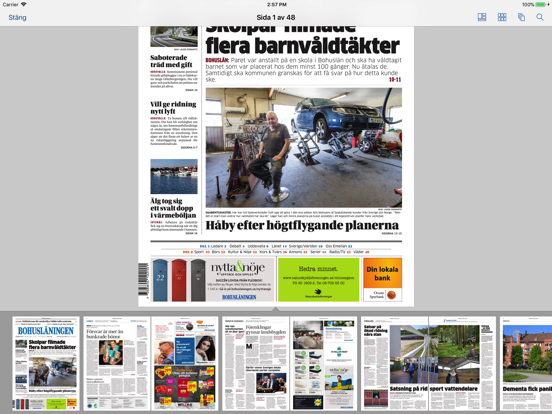 Bohusläningen E-tidning screenshot 3