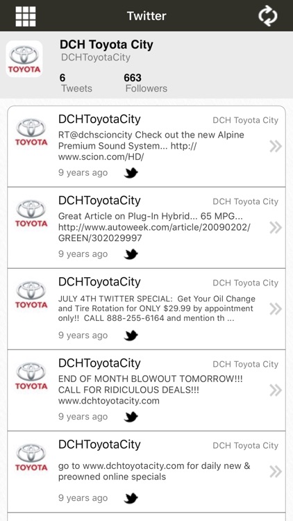 DCH Toyota City Dealership