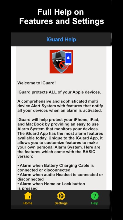 iGuard Phone Alarm Alert screenshot-3