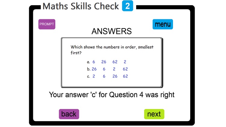 PAM Maths Skills Check 2 screenshot-7