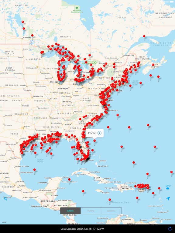 Screenshot #4 pour Buoy Stations Feed: NOAA(NDBC)