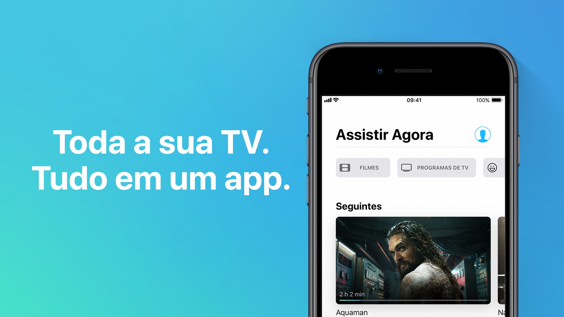 Screenshot do app Apple TV
