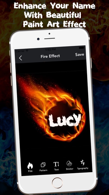 Fire Effect Name Art Maker