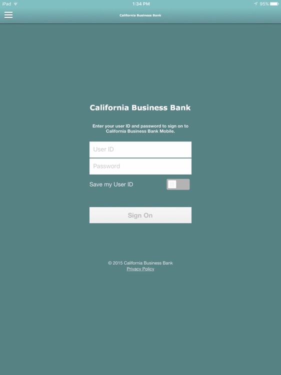 California Business Bank.