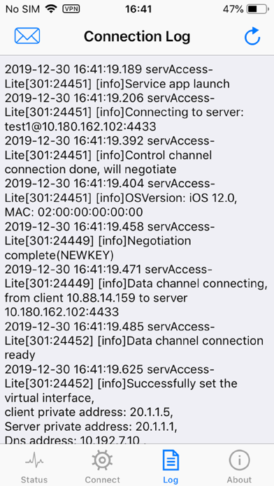 Hillstone Access Client(Lite) screenshot 3