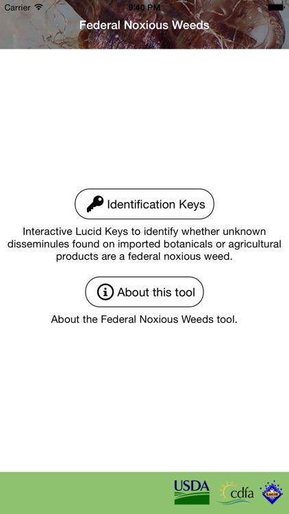 Federal Noxious Weeds Key