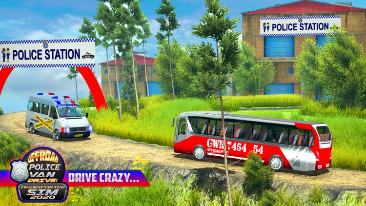 Offroad Police Van Transporter screenshot-4