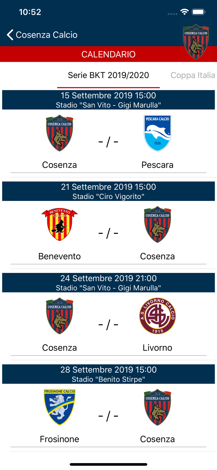 Cosenza Calcio Official