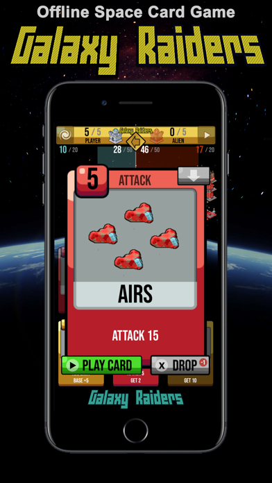 Galaxy Raiders - space cards screenshot 2