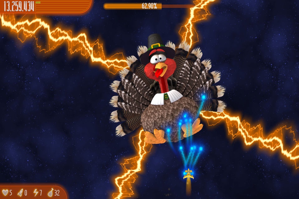 Chicken Invaders 4 Thanksgivin screenshot 2