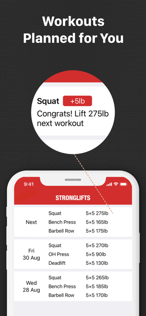 Stronglifts 5x5 Weight Lifting On The App Store