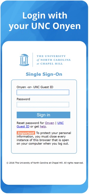 UNC Check-In