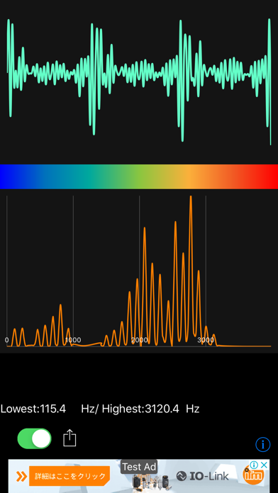 Sound Oscilloscope screenshot 2