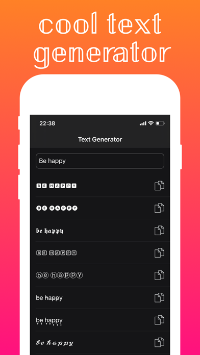 Fancy Text Generator - Fonts screenshot 4