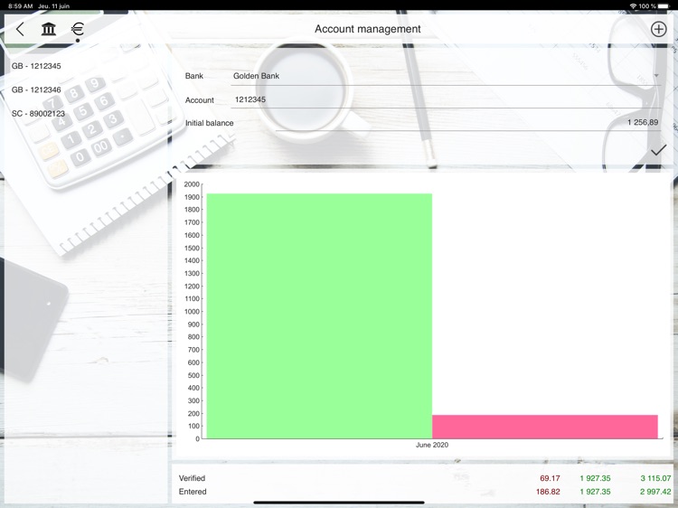 MesComptes - Gestion Comptes